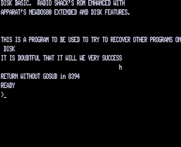 Screen shot